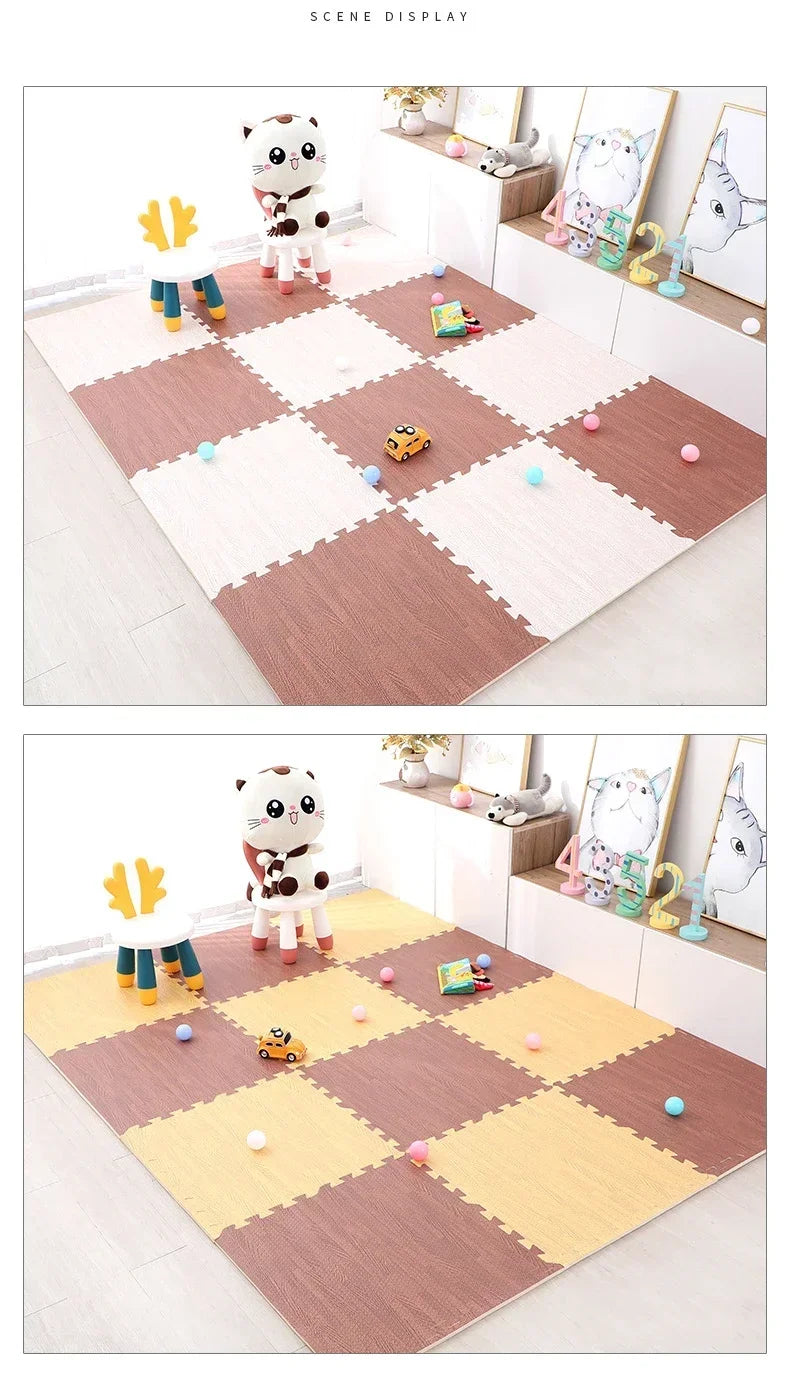 Tapis puzzle ( façon parquet)