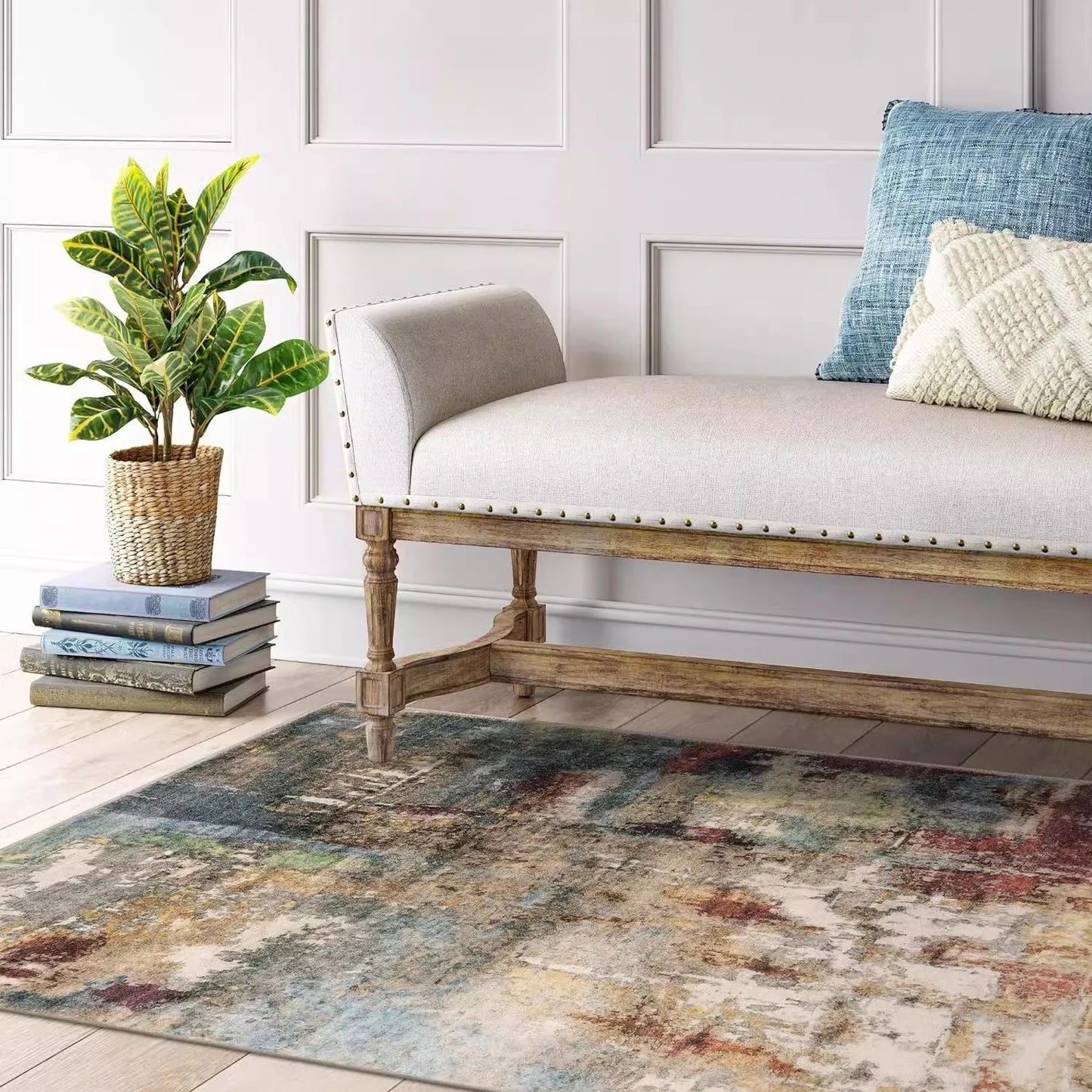 Tapis abstrait maison