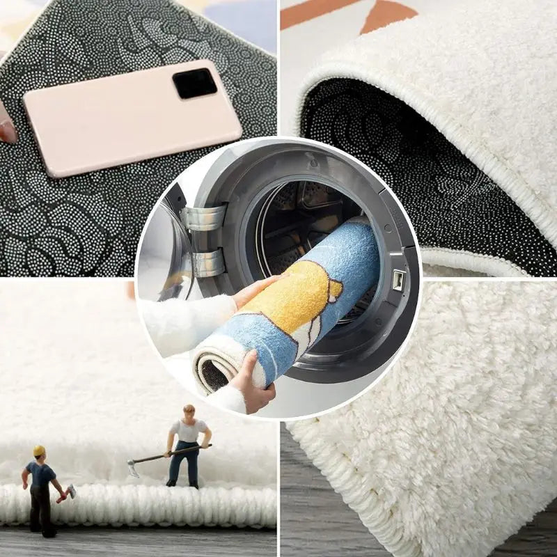 Tapis de salon a motif