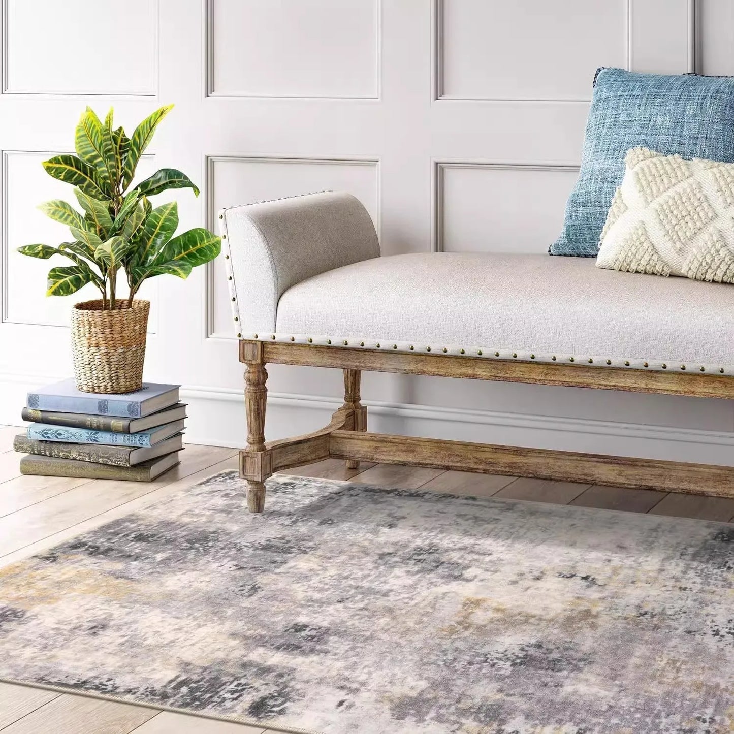 Tapis abstrait maison