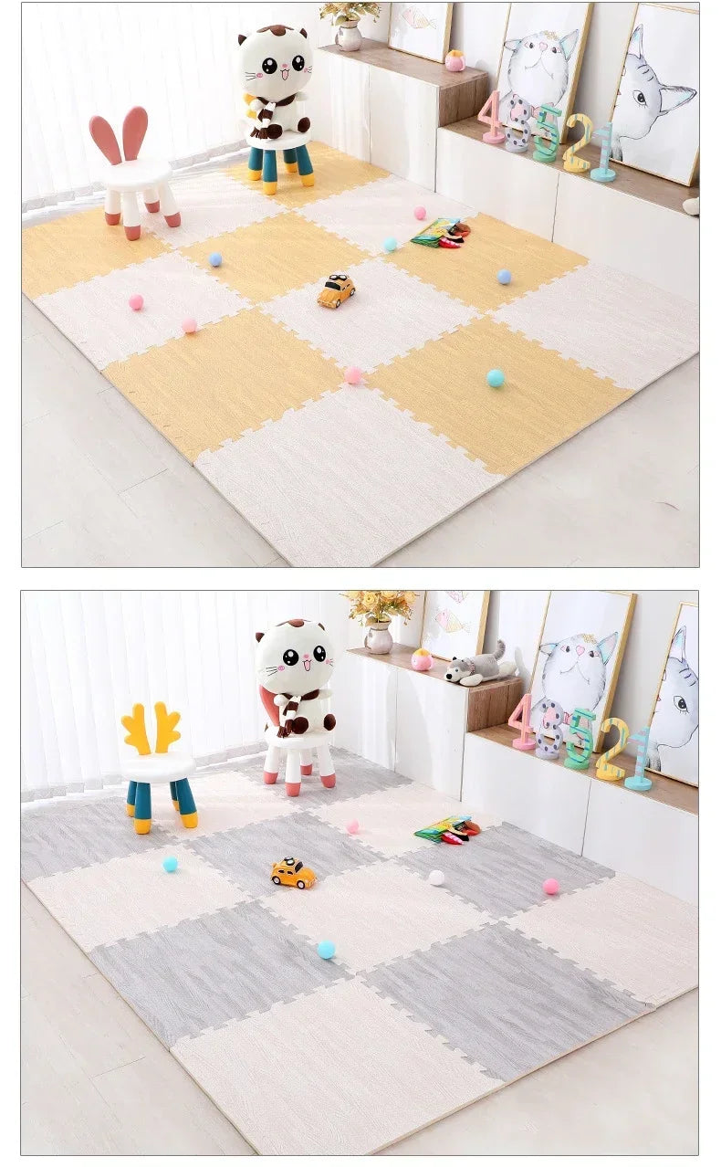 Tapis puzzle ( façon parquet)