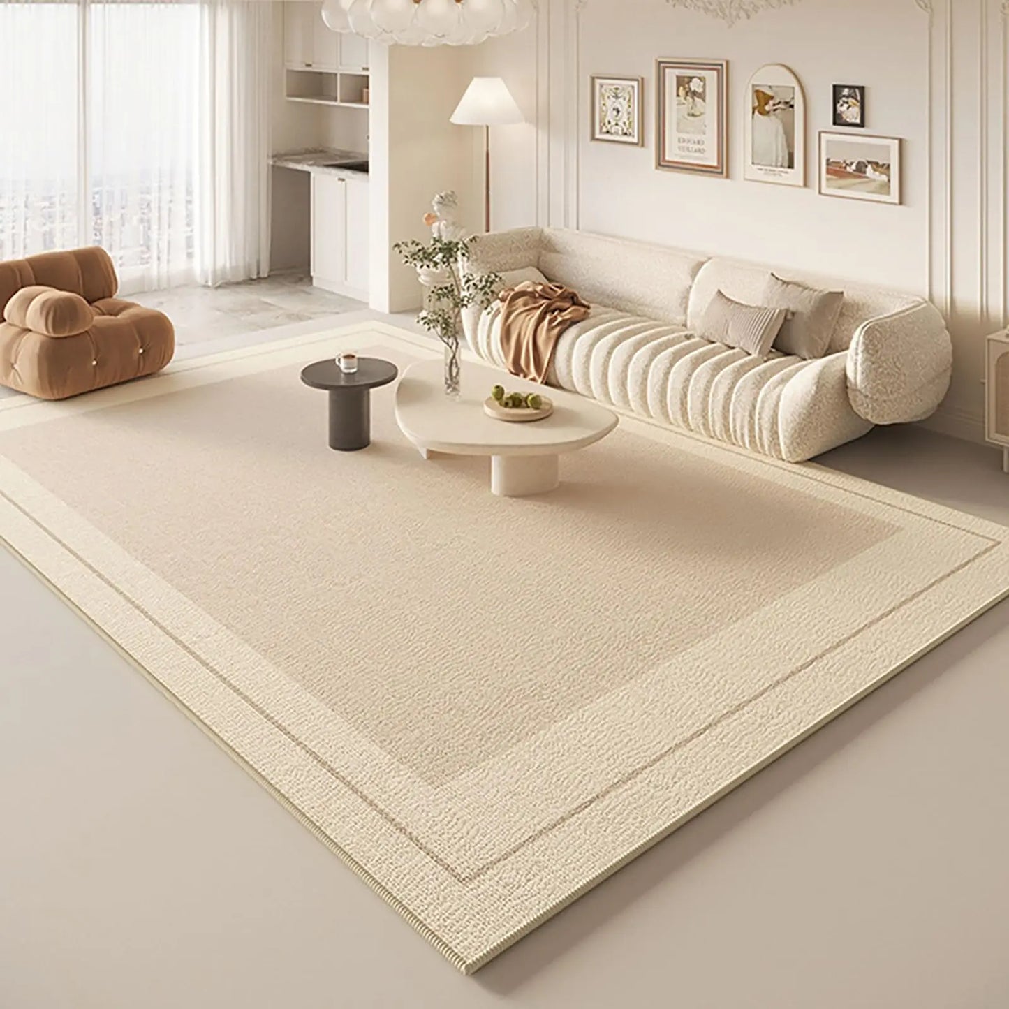 Tapis de salon a motif