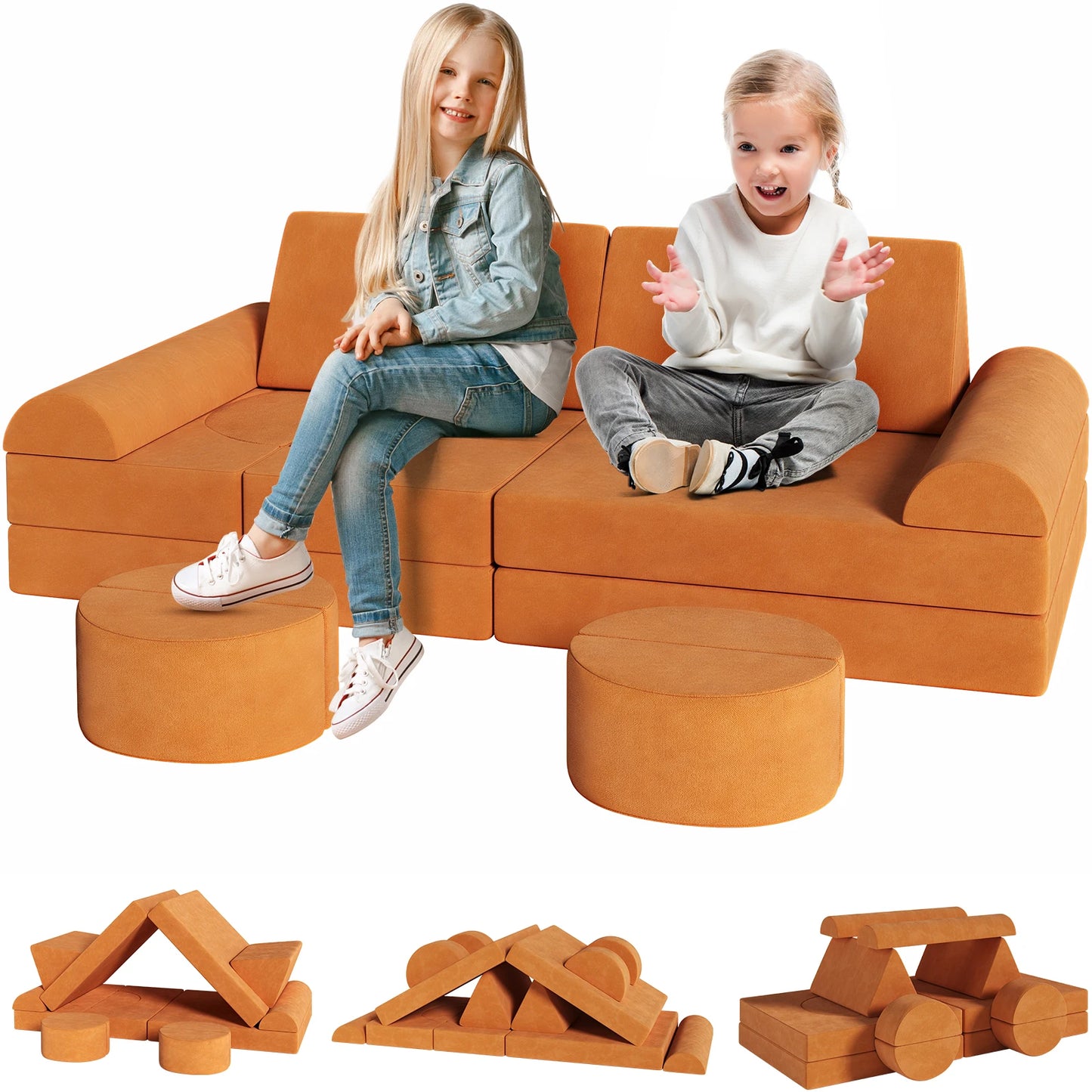 Canapé de jeu modulaire pour enfants