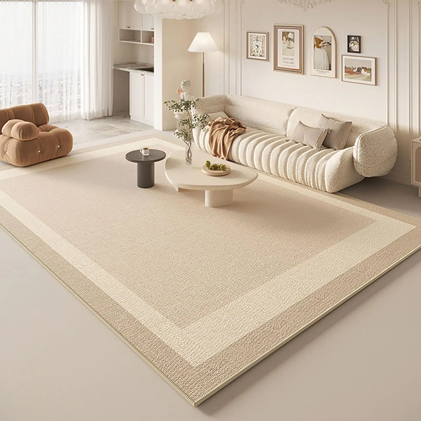 Tapis de salon a motif