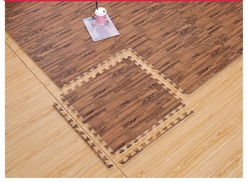Tapis puzzle ( façon parquet)
