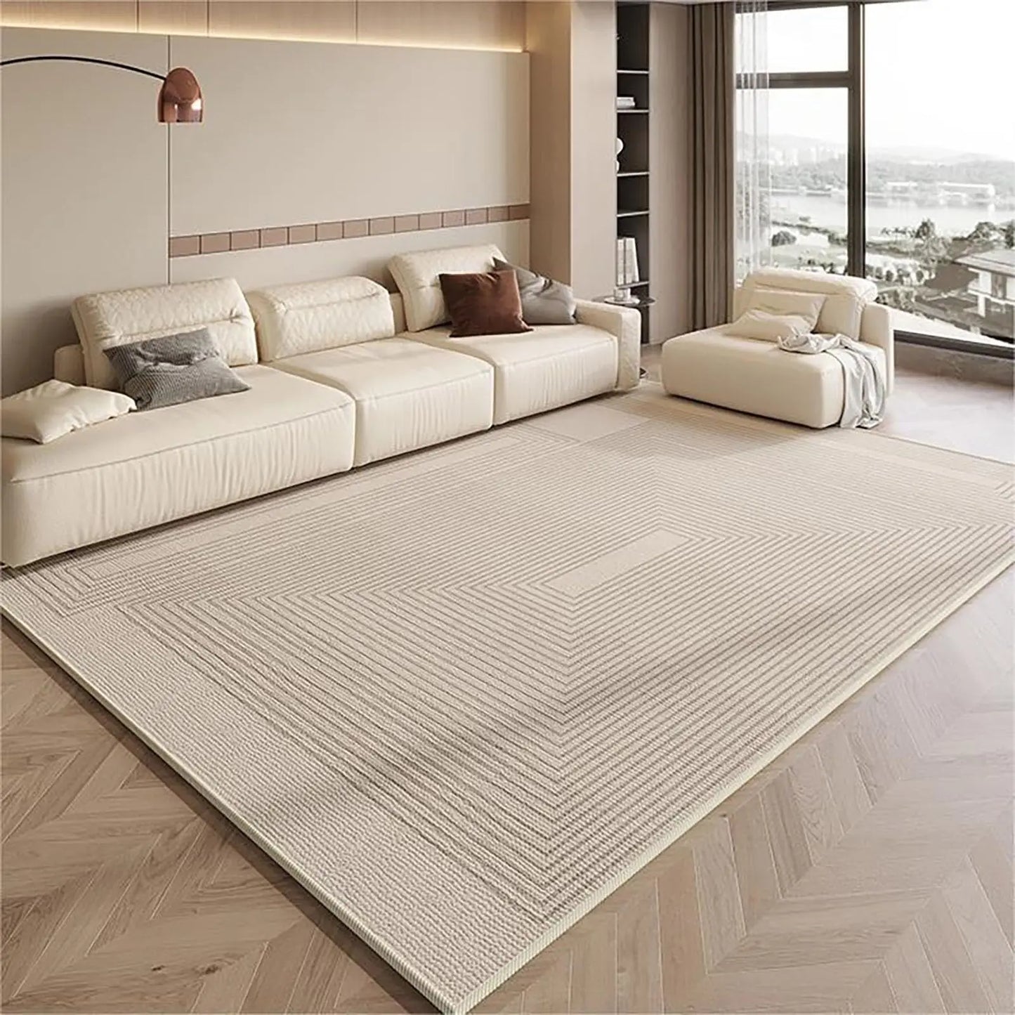 Tapis de salon a motif