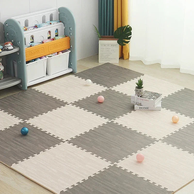 Tapis puzzle ( façon parquet)