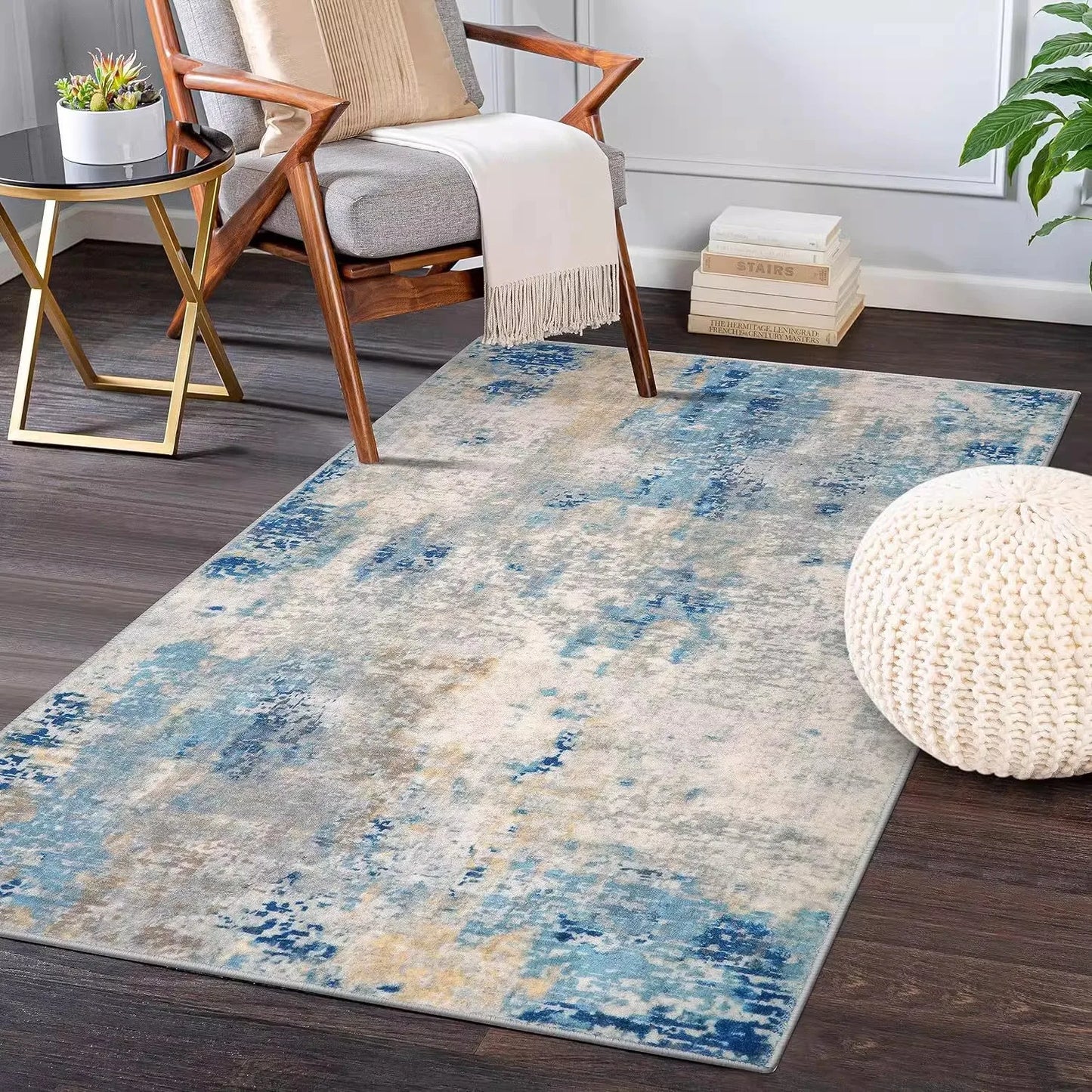 Tapis abstrait maison
