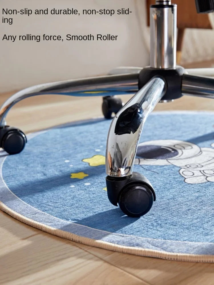 Tapis rond de chambre
