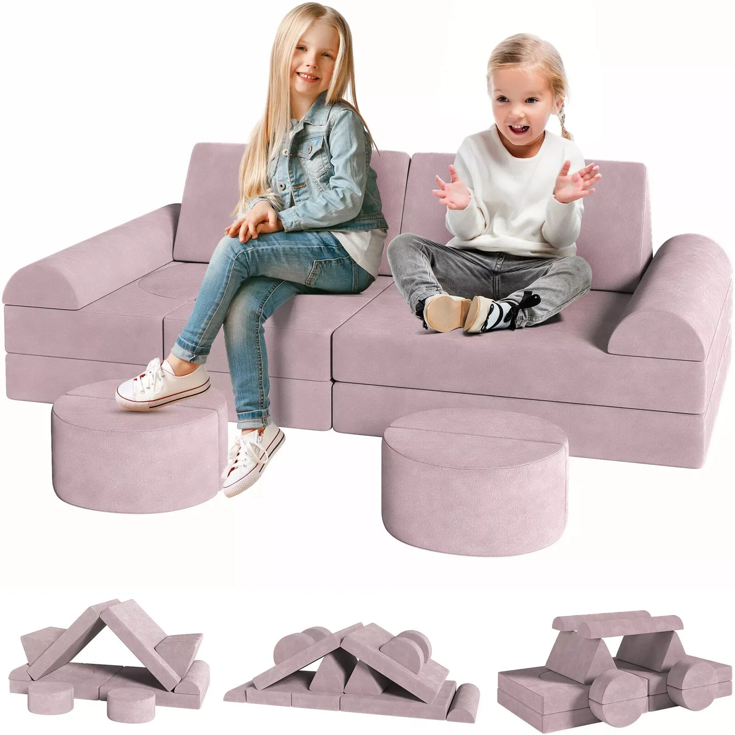 Canapé de jeu modulaire pour enfants