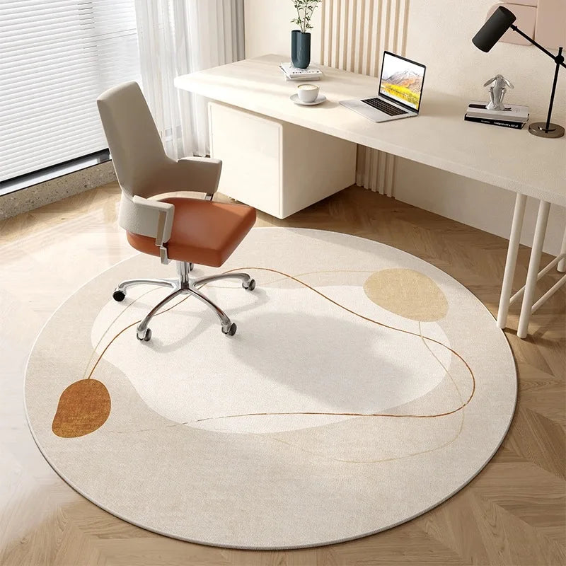 Tapis rond de chambre