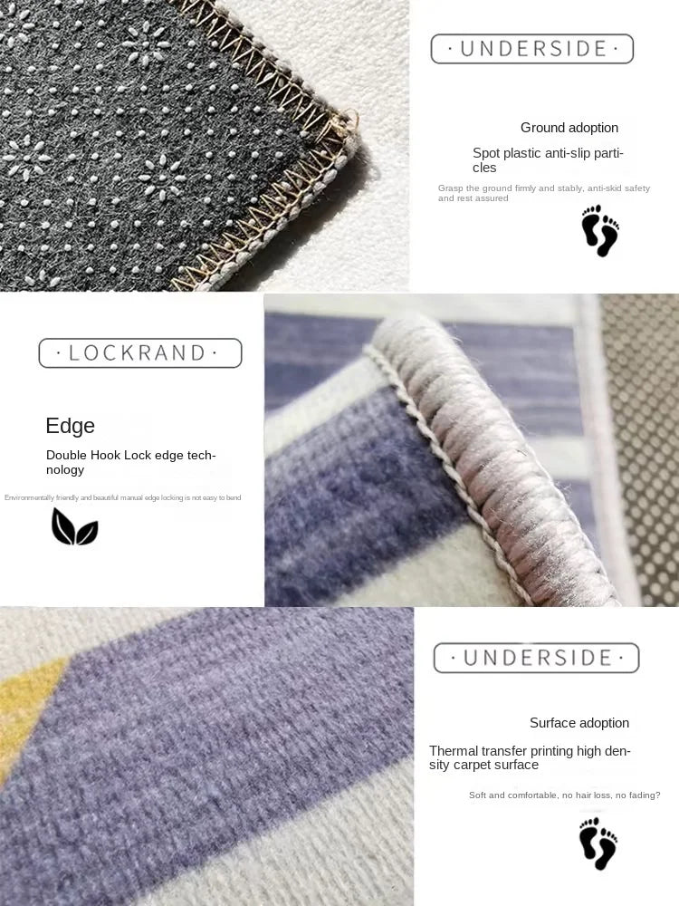 Tapis rond de chambre