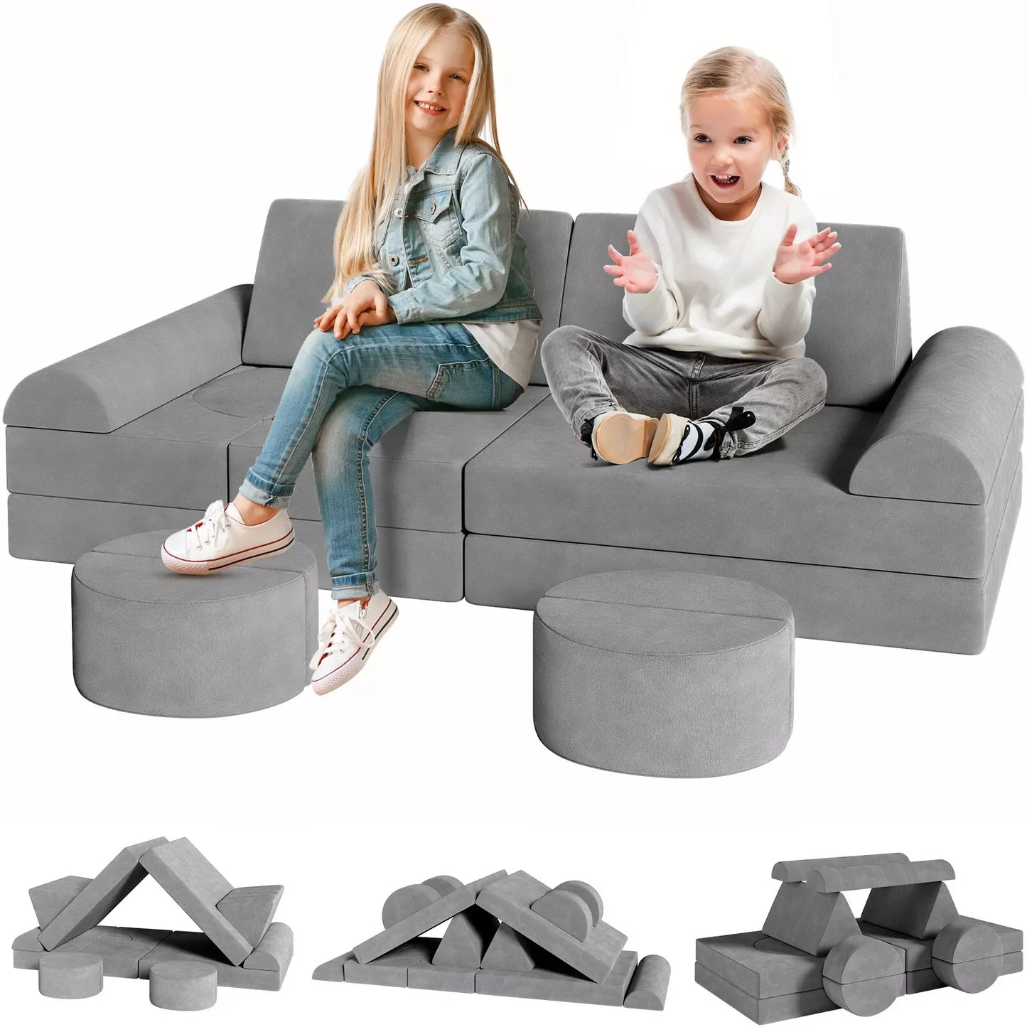 Canapé de jeu modulaire pour enfants