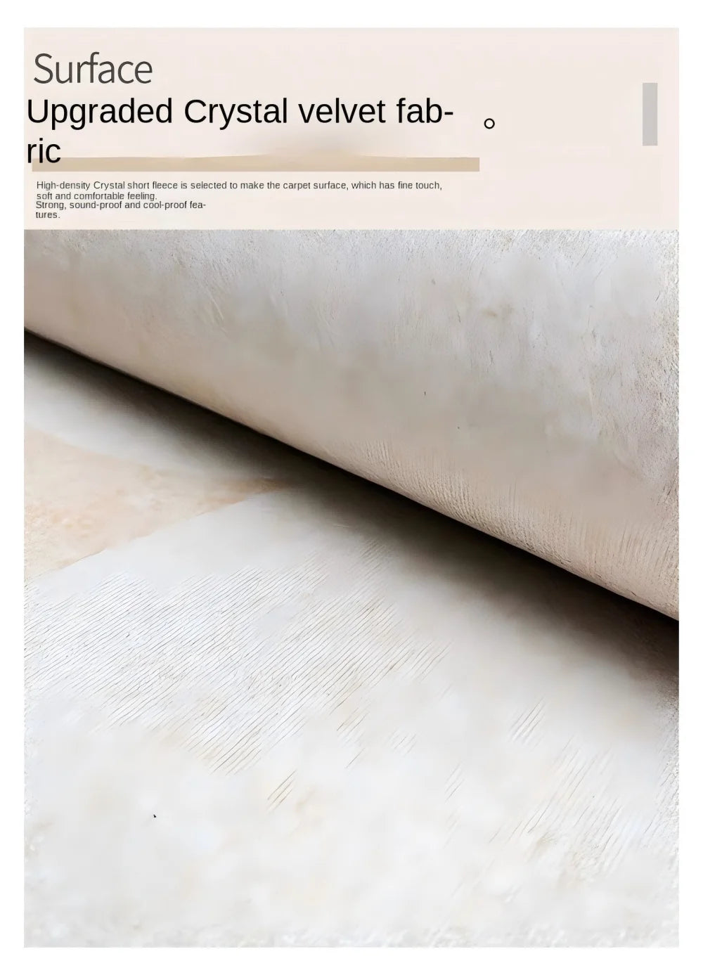 Tapis rond de chambre