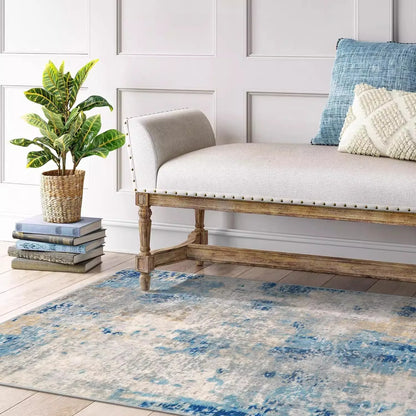 Tapis abstrait maison